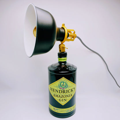 Gin Table Lamp from Upcycled Gin Bottles | Vintage Look Handmade | Sustainable Decor Light | Gift for Gin Lovers | Retro Lighting