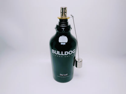 Gin Öllampe “Bulldog“ | Handgemachte Öllampe aus Bulldog Gin Flasche | Upcycling | Handgemacht | Individuell | Geschenk | Deko Balkon Garten