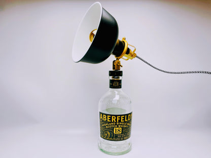 Aberfeldy Whisky Lamp | Handmade upcycling table lamp from Aberfeldy Whiskey | Unique gift idea | Decorative light | Scotland