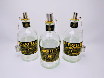 Whisky oil lamp "Aberfeldy" | Handmade oil lamp from Aberfeldy whiskey bottle | Upcycling decoration | Individual gift