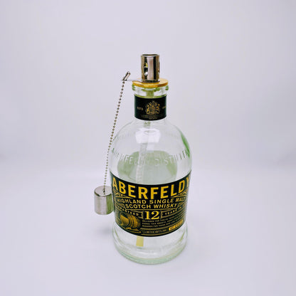 Whisky oil lamp "Aberfeldy" | Handmade oil lamp from Aberfeldy whiskey bottle | Upcycling decoration | Individual gift