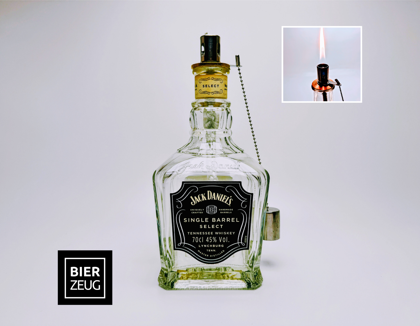 Whisky oil lamp "Jack Daniels" | Handmade oil lamp from Jack Daniels Single Barrel bottles | Upcycling | Individual | Gift | Decoration