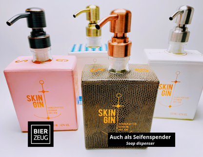 Gin Öllampe “Skin“ | Handgemachte Öllampe aus Skin Gin Flaschen | Upcycling | Handgefertigt | Individuell | Geschenk | Deko | H:20cm, 0,5l