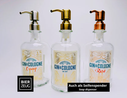 Gin Öllampe "Gin de Cologne" | Handgemachte Öllampe aus Gin de Cologne Flaschen | Upcycling | Handgefertigt | Individuell | Geschenk | Deko