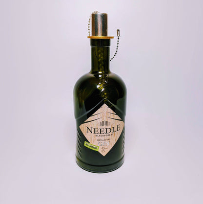 Gin Öllampe "Needle" | Handgemachte Öllampe aus Needle Gin Flaschen | Upcycling | Handgefertigt | Individuell | Geschenk | Deko | H:22cm